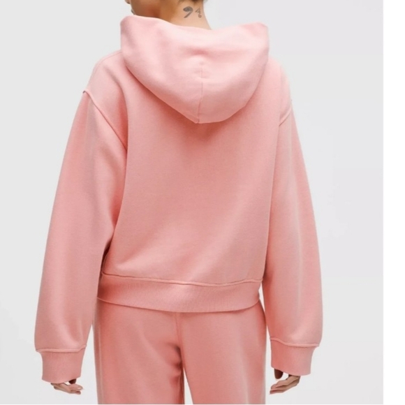 NWT Lululemon Steady State Oversized Hoodie Sweatshirt Tea Rose - Picture 2 of 5